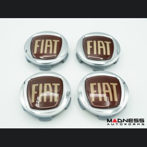 Center Wheel Caps - FIAT Badge - 60mm
