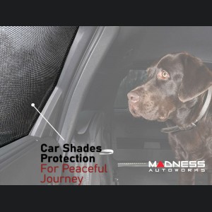 FIAT 500X Sun Shade - Mesh - Rear Windows - 2 Pcs