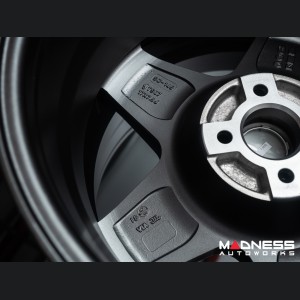 FIAT 500 Custom Wheels - KUHLFX - Pista - Gloss Gunmetal - Single Wheel - 17"