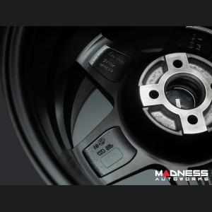 FIAT 500 Custom Wheels - KUHLFX - Pista - Matte Black - Set of 4 - 17"