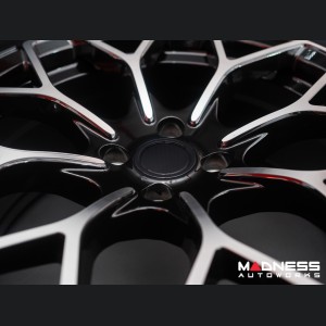 FIAT 124 Custom Wheels - KUHLFX - Estremo Nero w/ Machined Face - Single Wheel - 17"