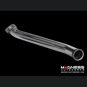 FIAT 124 Performance Exhaust by MADNESS - Lusso - Dual Exit w/ Black Chrome Quad Tips 