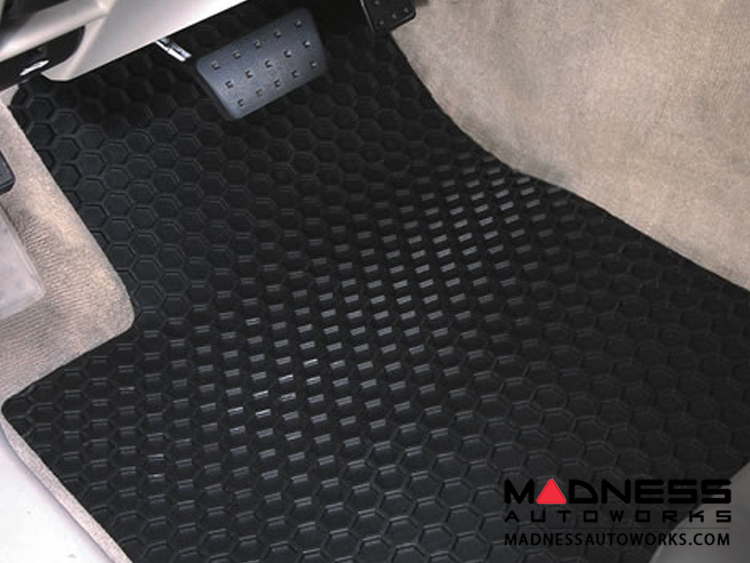 Fiat 500 Floor Mats All Weather Rubber Hexomat Front Set