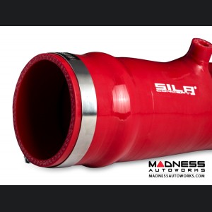 FIAT 124 Factory Air Filter Housing Upgrade Kit - SILA Concepts - Red Silicone - Deluxe Kit w/ BMC Filter