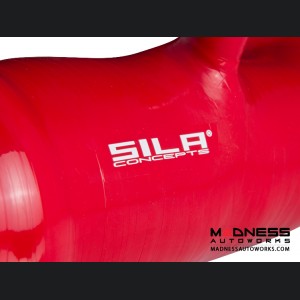 FIAT 124 Factory Air Filter Housing Upgrade Kit - SILA Concepts - Red Silicone - Deluxe Kit w/ BMC Filter