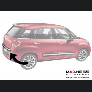FIAT 500L Chrome Rear Hatch Door Trim - Polished Stainless Steel