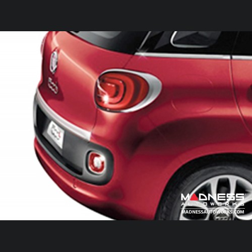 FIAT 500L Chrome Rear Hatch Door Trim - Polished Stainless Steel