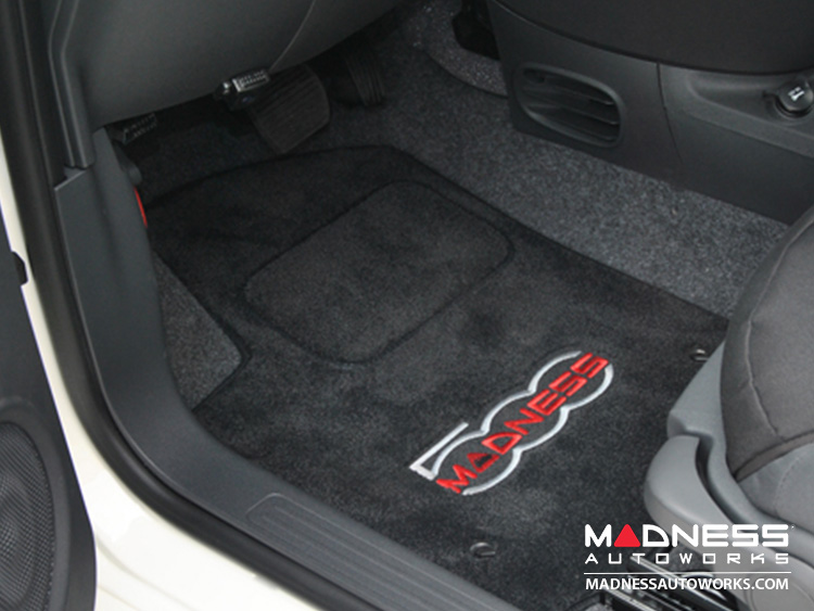 Fiat 500 Floor Mats Premium Carpet Madness Front Rear Set