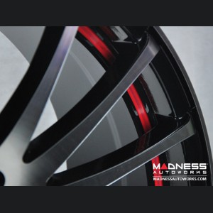 FIAT 500 Custom Wheels - Competizione - Enzo Design - 17" - Polished Face/ Gloss Black Back