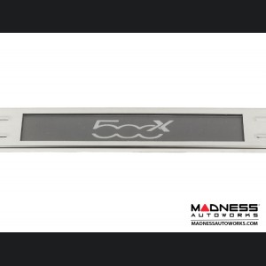 FIAT 500X Door Sills - Wireless LED Lighted - Polished SS w/ 500X Logo