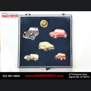 Fiat Pin Set - "500 Story" 6 Piece Set
