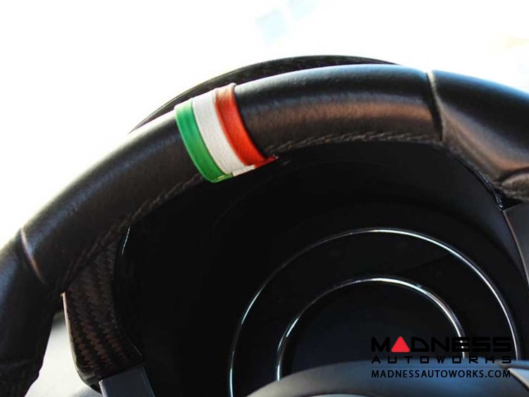 Steering Wheel Centering Band - Italian Flag Design