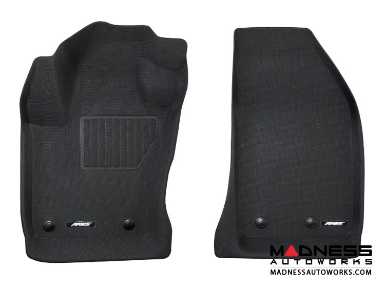 FIAT 500X Floor Liners - All Weather - Rubberized - Premium - Front + Rear 