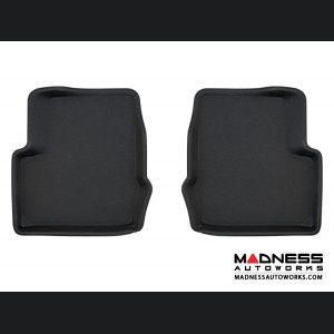 FIAT 500X Floor Liners - All Weather Rubberized - Front + Rear - Premium 