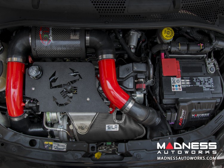 FIAT 500 Engine Cover for MAXFlow Intake System - 1.4L Multi Air Turbo - Scorpion Design - Red