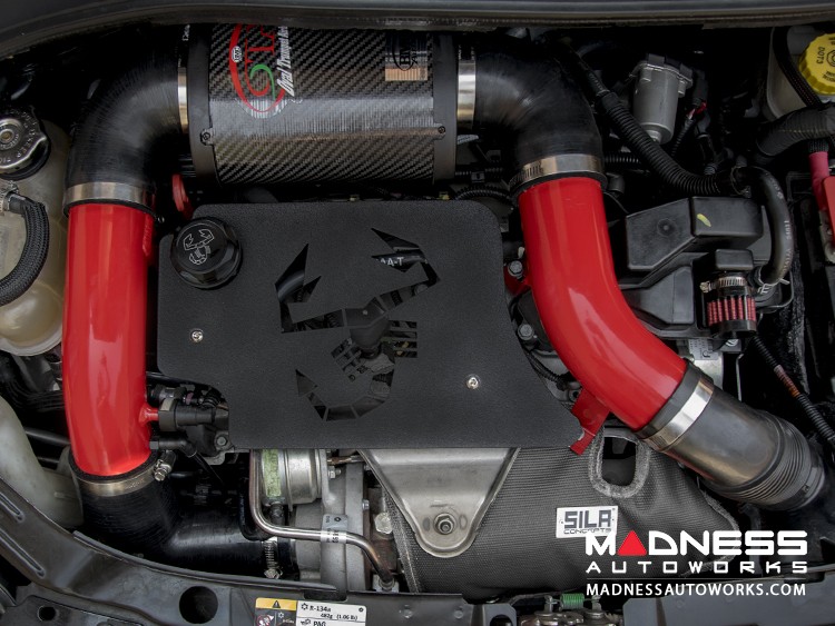 FIAT 500 Engine Cover for MAXFlow Intake System - 1.4L Multi Air Turbo - Scorpion Design - Black
