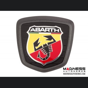 FIAT 500 ABARTH Rear Badge in Matte Gray - 595 Edition