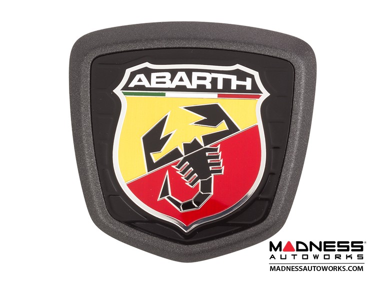 FIAT 500 ABARTH Rear Badge in Matte Gray - 595 Edition