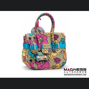 Ladies Handbag - FIAT 500 - Flower Collection - Medium Size
