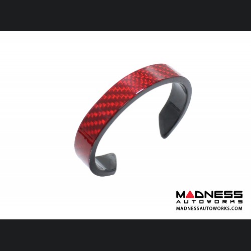 Carbon Fiber Bracelet - Red Candy