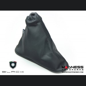 FIAT 500 eBrake Boot - Black Leather w/ Black Stitching 