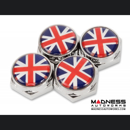 License Plate Fasteners - Union Jack
