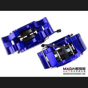 FIAT 500 Brake Upgrade Kit - Tarox 6 Pot Brake Conversion Kit - Blue - Sport Plus