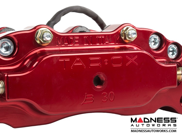 FIAT 500 Brake Upgrade Kit - Tarox 6 Pot Brake Conversion Kit - Red - Sport Plus