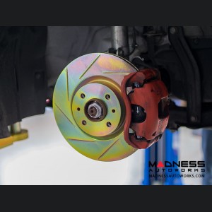 FIAT 500 Brake Rotors by Brembo - Slotted - Front Set