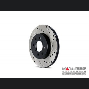 FIAT 500X Performance Brake Rotor - Drilled - Rear Left