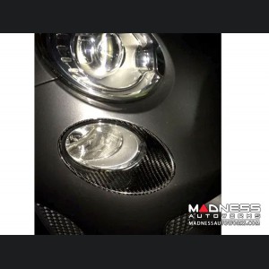 FIAT 500 Driving Lights Surround Trim Kit - Carbon Fiber