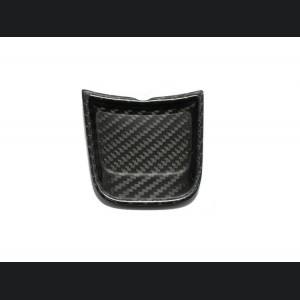 FIAT 500 ABARTH Steering Wheel Lower Center Trim Piece - Carbon Fiber - EU Model