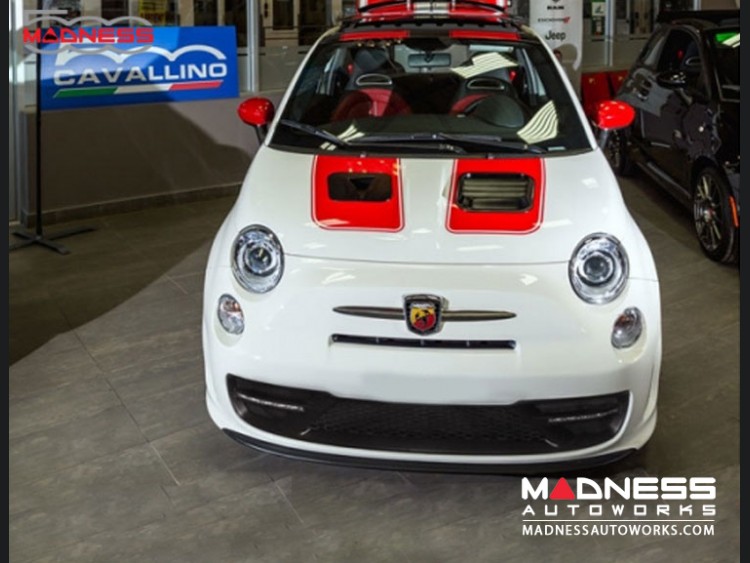 FIAT 500 Bumper Grill Insert Cavallino Design 500 MADNESS Auto