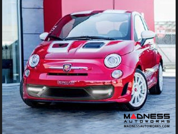 FIAT 500 Bumper Grill Insert Cavallino Design 500 MADNESS Auto