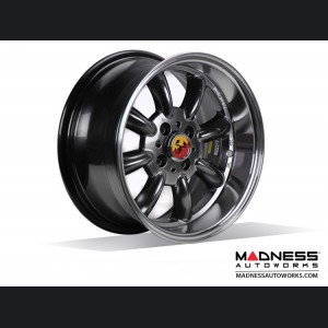 FIAT 500 Custom Wheels - Monza 15x6.5" 4-98 BP (Hyper Black Finish)