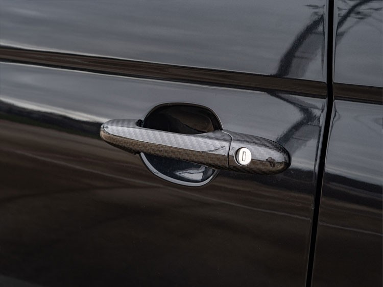 FIAT 500 Door Grab Inserts Cover 2pcs Steel Trim Tuning Sport