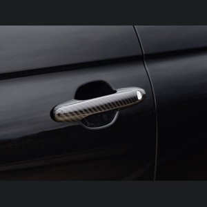 FIAT 500 Door Handle Covers  - Carbon Fiber 
