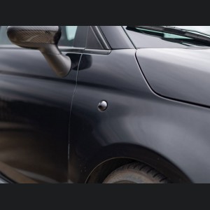 FIAT 500 Front Side Blinker Lights (2) - Crystal Black Finish