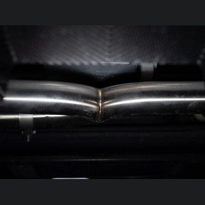 FIAT 500 Performance Exhaust - MADNESS - 1.4L Turbo - Cat-Back - Dual Exit - Monza - Polished Slash Cut Tips