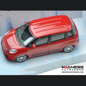 FIAT 500L Die Cast Model 1/43 scale- Red by Mondo Motors
