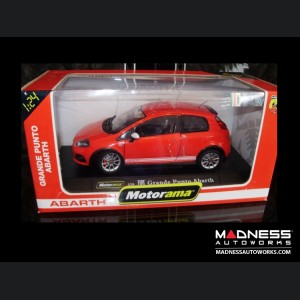 FIAT Grande Punto ABARTH Model 1:24 Red with White Stripes