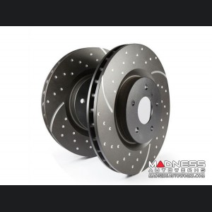 FIAT 124 Brake Rotors - Front Set - EBC - GD Sport - ABARTH w/ Brembo Brakes