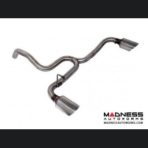 FIAT 500 Performance Exhaust - Magneti Marelli - 1.4L Turbo - Bombardone - Cat Back 3 Piece System - Dual Exit