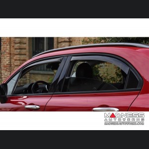 FIAT 500X Side Window Air Deflectors - Front Set