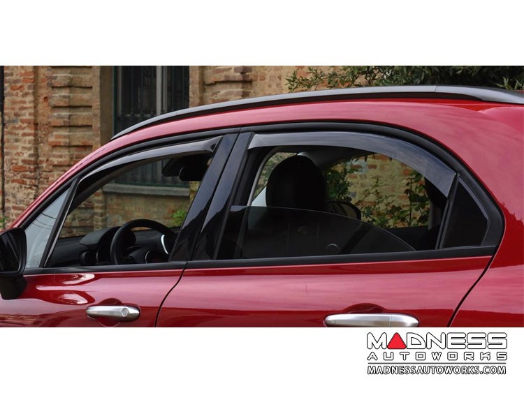 FIAT 500X Side Window Air Deflectors - Front Set