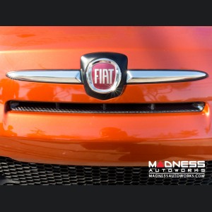 FIAT 500 ABARTH Front Bumper Grill Insert - Carbon Fiber - European Model