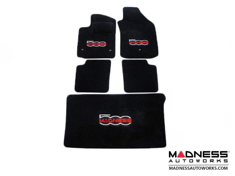 Fiat 500 Floor Mats Premium Carpet Madness Front Rear