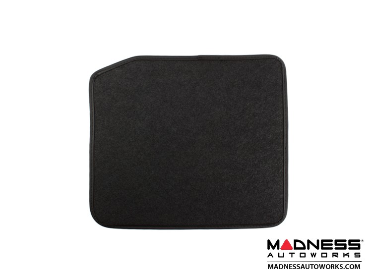 FIAT 500L Floor Mats - Premium Carpet - LUXUS Premium - Front + Rear Set - Black
