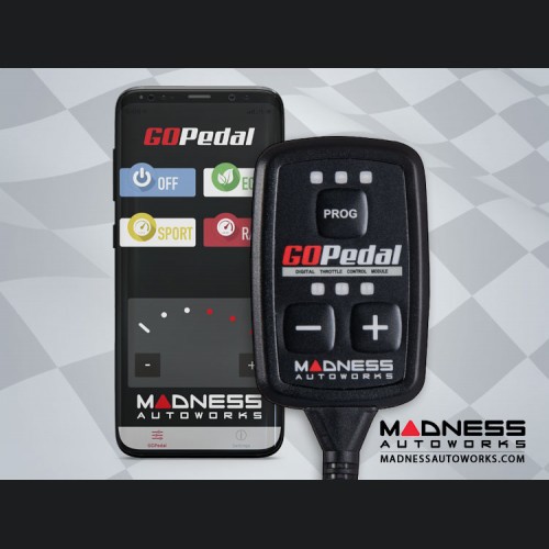 FIAT 500 Throttle Response Controller - MADNESS GOPedal - Bluetooth - Non Turbo - EU Model