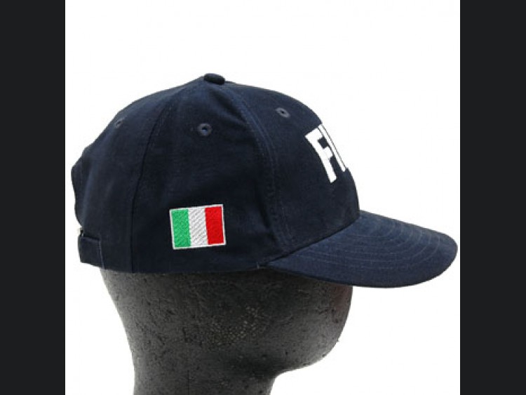 Cap - FIAT - Blue w/ FIAT Logo & Italian Flag